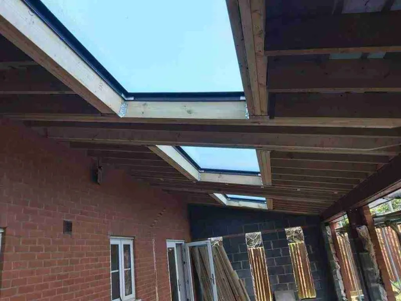 Structural engineer on site supporting a homeowner project in Wigston